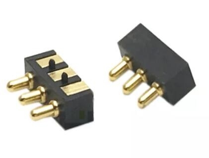 2.54mm Kobieta POGO Pin Connector 3 Pin 2.5mm Pitch SMT Mężczyzna 1A