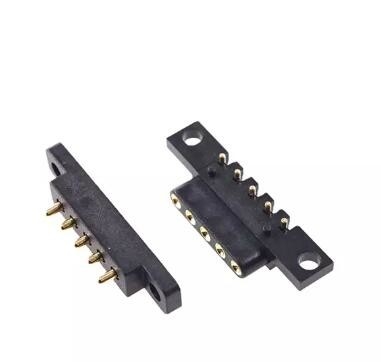 5 pinów 15 mm Fine Pitch POGO Pin Connector Sprężynowo załadowany 2,54 mm Pitch Male Female