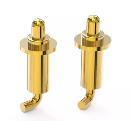 W kącie prawym 20A Niskie profile Pogo Pins Zgięte miniaturowe Pogo Pins Ss304