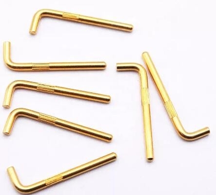 12V końcowy elektryczny Pogo Pins 90 stopni zgięcia wysokiego napięcia Pogo Connector Pin